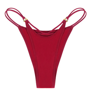 Vendita calda decorazione anello di metallo brasiliano croce biancheria intima T Back senza soluzione di continuità <span class=keywords><strong>perizoma</strong></span> da donna a vita bassa Tangas - Product Image 2