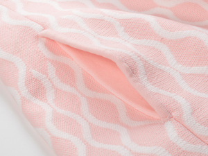 Vestido <span class=keywords><strong>de</strong></span> punto <span class=keywords><strong>rosa</strong></span> con cuello cuadrado estilo francés <span class=keywords><strong>de</strong></span> siete colores para Ramadán 2026 - Product Image 4