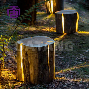 Customized 3d <b>Tree</b> Stump Led <b>Light</b> Ip65 Waterproof Resin Fiberglass Lamp Garden Lawn Halloween <b>Christmas</b> Diwali Landscape - Product Image 3