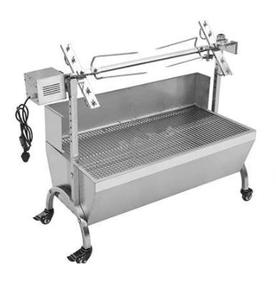 <b>Barbecue</b> Modern Stainless Steel Adjustable Height Trolley Roast Whole Lamb Suckling Pig Outdoor Camping Party MGD-0004 Balcony H - Product Image 4