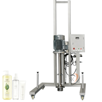 Homogénéisateur mélangeur à cisaillement élevé en acier inoxydable avec moteur et roulement, mélangeur pneumatique multi-usages pour cosmétiques et produits chimiques, pour petites productions