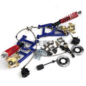 Suspensiones de Freno de Disco para Go Kart, Karting, Buggy, UTV, Amortiguadores, Brazos Oscilantes Delanteros para ATV con Ejes, Ruedas con Brida 100/12 - Product Image 1