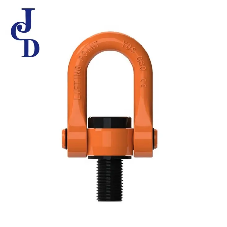 swivel lifting eye bolts/Hardware Rigging heavy duty painted red round link screw hoist swivel ring