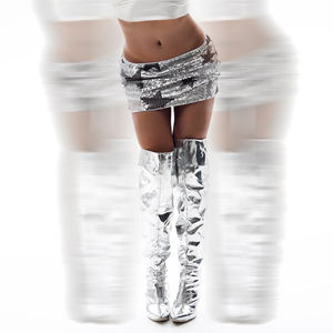 กระโปรงบอดี้คอนปักเลื่อมทรงมินิสเกิร์ตสำหรับผู้หญิง สไตล์เซ็กซี่สตรีทแวร์แบบแบดดี้ - Product Image 5