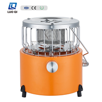 Chauffage infrarouge au gaz portable 2 en 1 en acier inoxydable de haute qualité, durable et économe en énergie, mini chauffage intérieur/extérieur