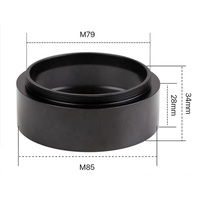 Montaje de ajuste de lente F-Theta Altura de rosca externa 34 mm M79 M85 utilizado para conectar F-theta de máquina de marcado láser para lente de escaneo