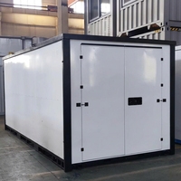 Atelier extérieur portable, entrepôt de stockage, unité de stockage en acier préfabriqué pliable moderne personnalisée FCX-JX