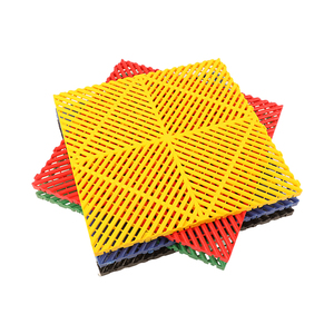 Industries til 40*40*1,8 cm PP Kunststoff fliesen Polypropylen Absorbierende Boden matte für Garage und Auto wasch boden - Product Image 1