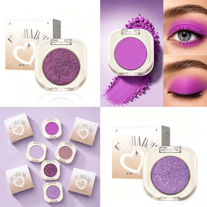 อายแชโดว์สีม่วงแบบฝุ่นเนื้อแมตต์และชิมเมอร์สำหรับแต่งหน้าประจำวันและงานปาร์ตี้ - Product Image 4