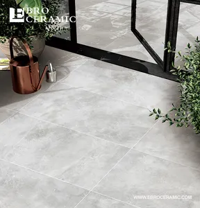 FoShan ego — carreaux de sol en céramique gris clair, tapisserie complète de villa, salon, mat et antidérapant, 600X1200 EB126RE02