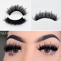 Usine de bandes de cils Vente en gros Marque privée Livre de cils Soie Faux vison Cils naturels Vendeur 15mm - 25mm Bande de cils