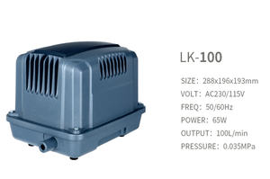 BOYU LK-60 LK-80 LK-100 海産物養殖池 鯉池 水槽 大流量エアポンプ 魚タンク酸素供給ポンプ - Product Image 3