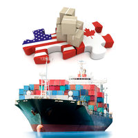 Servicio de Logística y Transporte Marítimo, Agente de Transporte Marítimo de 20 pies, 40 pies y 40hq desde Malasia e India a EE. UU. y Canadá