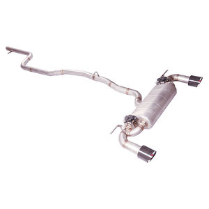 Sistema di Scarico Catback con Valvola e Silenziatore in Acciaio Inox 304 per <span class=keywords><strong>BMW</strong></span> <span class=keywords><strong>116i</strong></span> 118i 120i <span class=keywords><strong>F20</strong></span> 1.5T dal 2010 al 2019 - Product Image 2