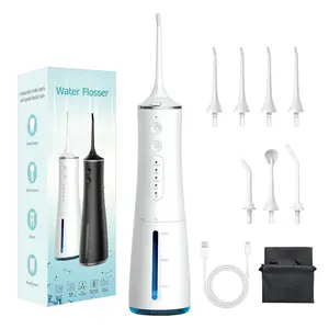 Irrigador dental mais poderoso para viagem, com 7 pontas e bolsa de viagem