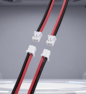 موصل مايكرو ذكر وأنثى J S T XH 2.54 مم مع سلك كهربائي 10 سم 24 AWG معزول بالسيليكون - Product Image 4