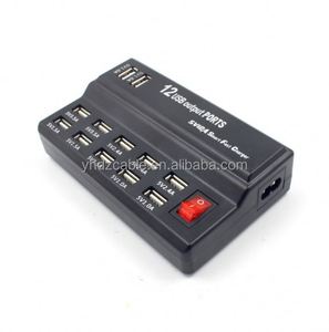 Cargador USB de Carga Rápida de 10 Puertos y 12A para Apple, Estación de Carga Inteligente de 5V3.5A, Adaptador de Corriente - Product Image 2