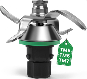 Ensemble de lames en acier inoxydable de qualité alimentaire, pièces de rechange compatibles avec le robot culinaire Thermomix TM5/<span class=keywords><strong>TM6</strong></span> Bimby - Product Image 3