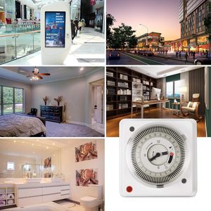 Cơ khí hẹn giờ mô-đun 250V thời gian truy cập nhắc nhở 15 phút 24h nhà bếp đếm ngược tiết kiệm năng lượng điều khiển công nghiệp thời gian chuyển đổi - Product Image 6