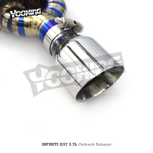 Échappement Catback OEM Valvetronic pour Infiniti G37 3.7L 2010-2021 Système d'échappement en titane avec clé de télécommande - Product Image 6