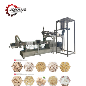 Tvp kết cấu protein đậu nành đùn kết cấu protein thực vật máy làm đậu nành khối Nugget Mince dây chuyền sản xuất - Product Image 2