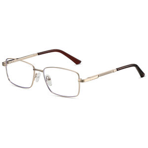 إطارات نظارات معدنية جديدة للرجال موديل 2025 77008، تصاميم كلاسيكية للأعمال، إطارات نظارات مضادة للضوء الأزرق - Product Image 5