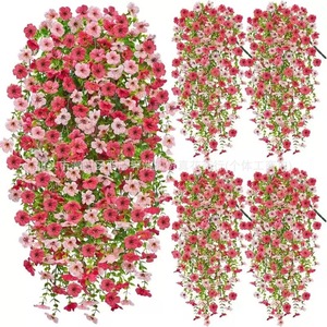 Orchidée <span class=keywords><strong>Vanda</strong></span> Artificielle Murale <span class=keywords><strong>Violette</strong></span> en Plastique Semi-Faite à la Main, Guirlande pour Baldaquins Extérieurs et Paniers Suspendus, Saint-Valentin - Product Image 4