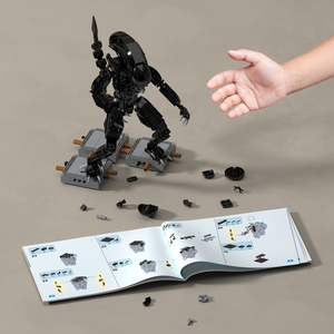 CAYI 2025 Alien Xenomorph Moc Building Block Sets Custom Action Figure Diy Movie Blocks & Model Building Toys Gift for Kids - Product Image 5