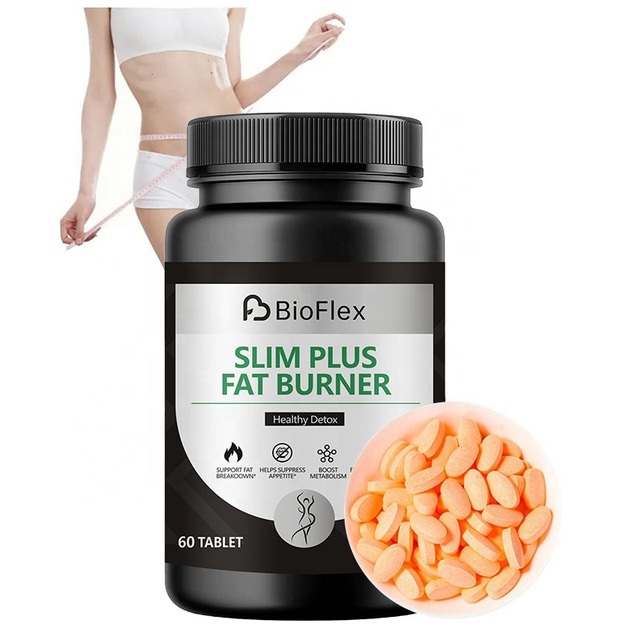 Wholesale OEM Slim Plus Fat Burning Tablets Pills Natural Herbal Extract Healthy Detox Fit Weight Loss Tablets for Losing Weight
