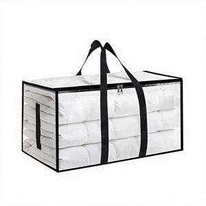Bolsas de Plástico Extra Grandes y Resistentes para Mudanza, Impermeables, con Asas y Cierres, Plegables, para Almacenamiento en Dormitorios Universitarios - Product Image 2