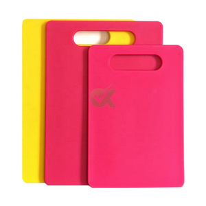 HDPE cutting board extra large plastic color coded black white the round pizza bread cheese meat polyethylene HDPE cutting board