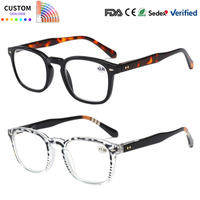 Nouvelles Lunettes de Lecture Rétro Polyvalentes Style Affaires Simple avec Branches à Ressort Unisexe Lunettes Presbyopes Vente en Gros
