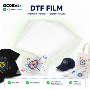 Feuilles de film PET DTF GOOSAM A3 A4 A3+ 100 feuilles, double face, mat, pelable à chaud et à froid, 75um, pour impression par transfert thermique sur t-shirts et vêtements - Product Image 1