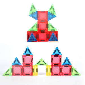 Bloques de construcción magnéticos fuertes y personalizables al por mayor, juego de azulejos para la educación temprana para niños de 3 a 6 años - Product Image 2