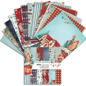 זבל כתב עת בדוגמת נייר cardmaking 6 "x 6" רעיונות נייר קרפט scrapbook נייר