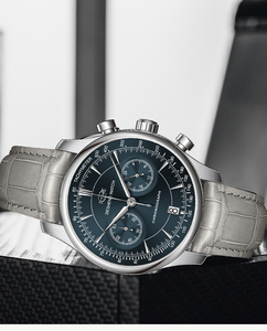 Reloj de pulsera de cuarzo de lujo para hombre, cronógrafo de movimiento de cuarzo, de acero inoxidable, VK64 flyback - Product Image 3