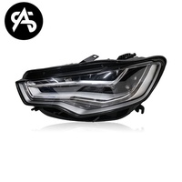 Faros Delanteros Aptos para Audi A6 2012-2015, Conjunto de Faros Modificados Estilo Dragon Ball, Faros LED Completos