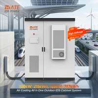 Sistema de Almacenamiento de Energía Solar Híbrido MATE Todo en Uno BESS de 100KW 125KW con Enfriamiento por Aire, Fuera de la Red, con Batería LFP de 215kWh 253kWh