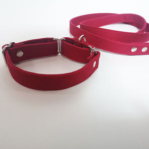 बड़ा कुत्ता कॉलर और पट्टा सेट डी अंगूठी फैशन लाल चौड़ा भारी शुल्क <span class=keywords><strong>martingale</strong></span> के साथ कुत्ते कॉलर - Product Image 5