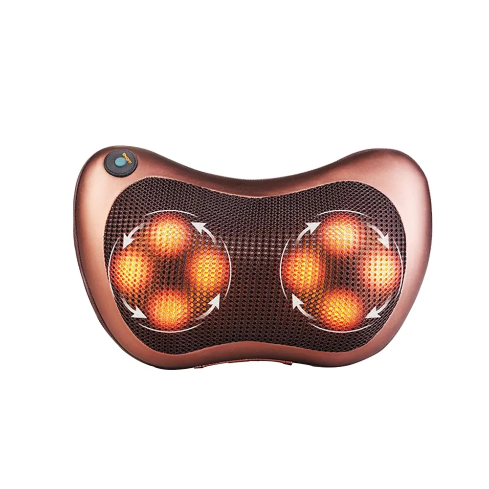 FarmaSino CE ROHS EMC LVD CB SAA Certification Portable Electric Neck Massage Pillow For Cars