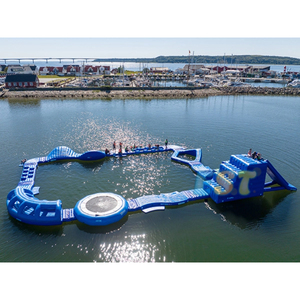Fabricant d'obstacles gonflables flottants pour piscine bon marché au-dessus de l'eau Parc aquatique gonflable flottant pour enfants et adultes - Product Image 2