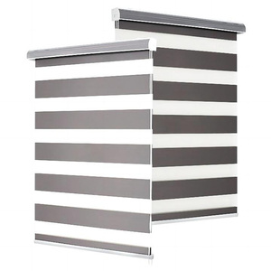 زجاجات صديقة للبيئة من Zebra قطع غيارها جاهزة للتركيب ستائر على شكل خلية نحل مصنوعة من نسيج على شكل نوافذ فرنسية رومانية مع عجلات للأطفال