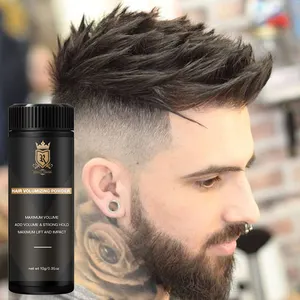 Poudre de ligne de cheveux de marque privée 10g, poudre coiffante volumisante pour hommes, huile de cheveux