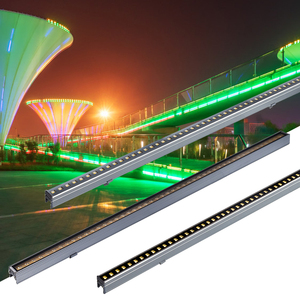 Độ sáng cao xây dựng chiếu sáng không thấm nước 24V RGB <span class=keywords><strong>LED</strong></span> Tường máy giặt IP65 nhôm <span class=keywords><strong>Led</strong></span> tuyến tính thanh ánh sáng cho cảnh quan trang trí - Product Image 2