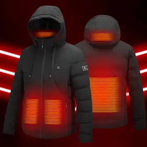 Batteria USB impermeabile giacca riscaldata Unisex vestiti riscaldanti abbigliamento riscaldato elettrico