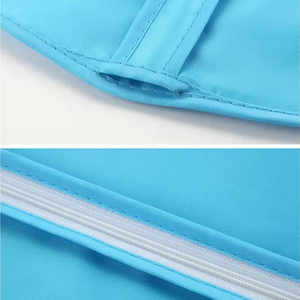 Housse <span class=keywords><strong>de</strong></span> vêtement colorée en tissu et plastique à prix abordable avec trou pour cintre, sac d'emballage respirant pour vêtements pour hommes, housse <span class=keywords><strong>de</strong></span> costume à fermeture éclair - Product Image 4