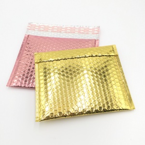 Sac à bulles <span class=keywords><strong>rose</strong></span> écologique, en polyester, personnalisé, taille 6x9, 50 pièces - Product Image 1