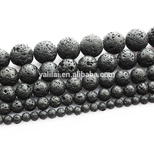 Vente en Gros Bracelet Bijoux 8mm Pierres Précieuses Naturelles Perles <span class=keywords><strong>de</strong></span> Pierre <span class=keywords><strong>de</strong></span> Roche Rondes Volcaniques - Product Image 1