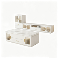 Table basse relevable moderne 2-en-1 pliable et mobile, table à manger multifonctionnelle pour la maison et le salon, personnalisable OEM ODM
