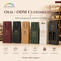 Sac en papier de luxe pour vin rouge avec logo personnalisé et poignées en corde, emballage cadeau pour bouteille de vin en gros pour la vente au détail et les événements